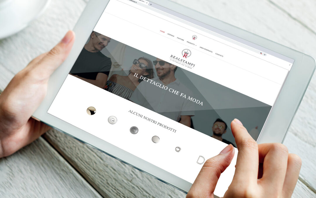 Real Stampi: restyling brand identity e sito web con area riservata al catalogo